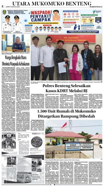 Bengkulu Ekspress 17 Agustus 2026