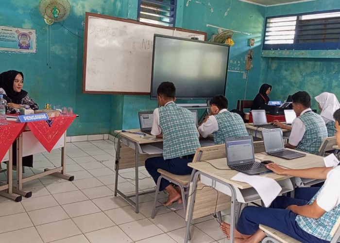 71 Siswa SMPN 9 Bengkulu Selatan Ikuti TKA, Gunawan: Sertifikat Jadi Bekal Masuk SMA