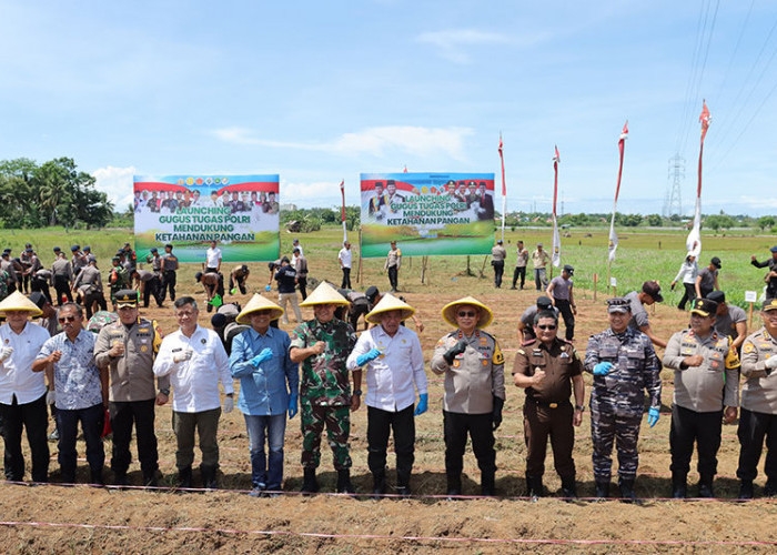 Dukung  Ketahanan Pangan Presiden Prabowo, Polda Bengkulu Siapkan 276 Ha Lahan