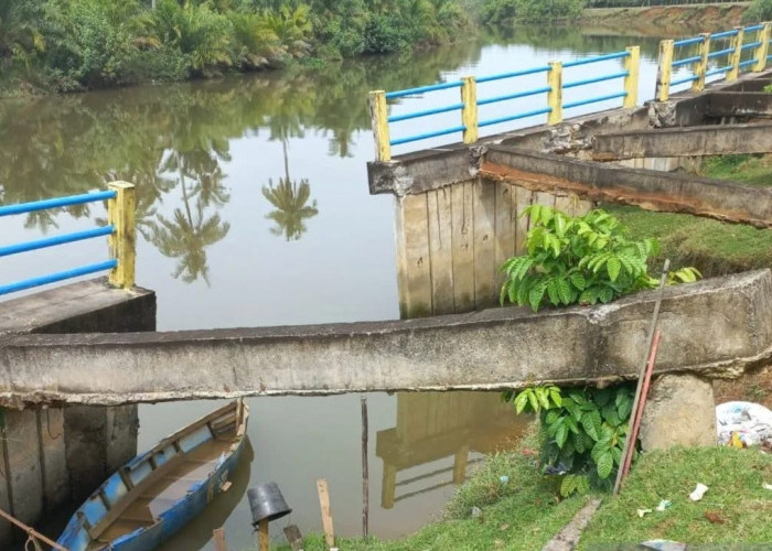 Tanggul Sungai Selagan Jebol,  Desa  Pondok Batu Terancam Terendam, Ini Harapan Warga  