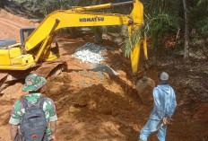 Progres Pembuatan Plat Dekker TMMD Ke-124 Kodim 0408/BS Memasuki Proses Pemasangan Pondasi