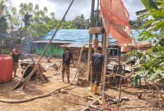 Sumur Bor ke- 5 Hampir Tuntas Dibangun Satgas TMMD Ke-124 Kodim 0408/BS