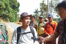 Sepanjang Jalan Ulu Manna-Pagar Alam Rawan Longsor, DLHK BS Lakukan Pengukuran dan Pendataan
