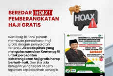 Hati-hati,  Beredar Hoax Pemberangkatan Haji Gratis Catut Kemenag 