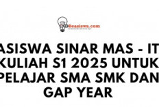 Biaya Kuliah Full Hingga Peluang Kerja, Beasiswa Sinarmas 2025, Syarat dan Cara Daftarnya