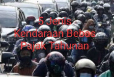 Terbaru, 5 Kendaraan Bebas Pajak Tahunan, Berikut Daftarnya