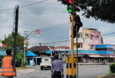 Dua Traffic Light di Rejang Lebong Diperbaiki