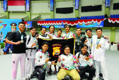 Atlet Taewondo Polda   Bengkulu Raih 10 Medali
