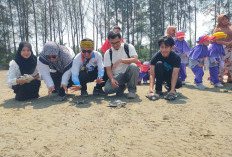 UNIB Lakukan Diversifikasi Ekologi Melalui Konservasi Penyu di Kelompok Penangkaran Penyu Alun Utara Benteng