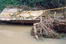 Jembatan Sungai Mertam Hanyut, Petani Terkendala Mengeluarkan Hasil Bumi