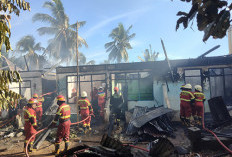 Bedengan 5 Pintu di Kota Bengkulu Terbakar, Begini Kronologisnya 