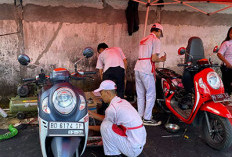 Cek Rangka Sepeda Motor Honda, AHASS Bintang Motor Gratiskan Oli dan Service 