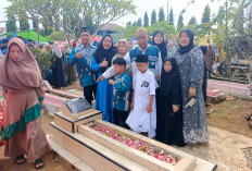 Tradisi Idul Fitri Hari Ke-2, Warga Membludak, Yasinan Massal di TPU Gunung Selan Kian Semarak