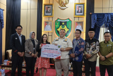 CSR Bank Sinarmas Terangi   Jembatan Air Manna Duayu, 8 Titik Lampu Jalan Diserahkan ke Pemkab