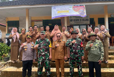 Tinjau Kegiatan TMMD ke-128 di Seluma, Tim Wasev Pastikan Pembangunan Sumur Bor di SD Lokasi TMMD