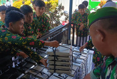 Siswa SMAN 1 BS Sambut  Bahagia Program MBG