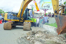 Akses Jalan Merapi Ditutup, Pemkot Bangun Gorong-gorong Atasi Banjir