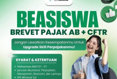 Mahasiswa dan Fresh Graduate Merapat, Beasiswa Brevet Pajak AB+CFTR Dibuka, Cek Syaratnya 