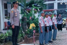 Kapolsek Seginim Jadi Pembina Upacara di SMKN 3 BS, Ini yang Disampaikannya