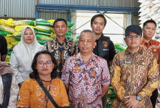 Bapanas Pastikan Stok Pangan di Bulog BS Aman Harga di Pasar Ampera Bengkulu Selatan Tetap Terpantau