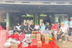 6 Ruko Terbakar di Pasar Tais, Bupati dan Wabup Seluma Berikan Bantuan