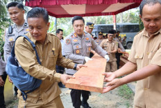 Kapolres Bengkulu Selatan Turun Tangan, Jembatan Penghubung Dua Desa Diperbaiki
