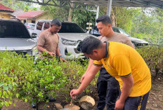 Polres Lebong Bersihkan Mako, Dukung Program ASRI