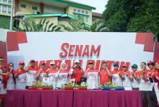 Meriahkan HUT Provinsi Bengkulu, OJK dan RBTV Gelar Senam Merah Putih