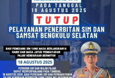 Pelayanan SIM dan Samsat Bengkulu Selatan Tutup 18 Agustus, Kembali Dibuka 19 Agustus 2025