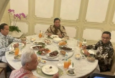 Tiga Capres Makan Siang Bareng Jokowi di Istana, Ganjar Ungkap Begini Suasananya