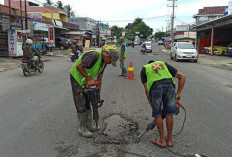 Jalan Danau Ditambal, Sudah Dikerjakan Ditanggal Ini