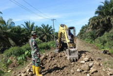 TMMD ke-125 Kodim 0428/MM, Pembangunan Jalan di Sumber Makmur Tahap Pengoralan, Tingkatkan Aksesibilitas Warga