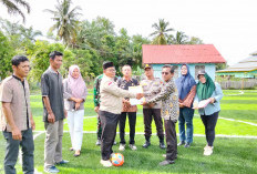 Desa Tanggo Raso Bangun  Lapangan Futsal Megah,  Wadah Pemuda Menyalurkan Bakat