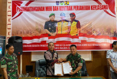  TMMD ke-126, Pemkab BU dan Kodim 0423 Tandatangani Kerja Sama 