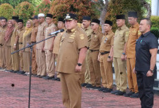 Apel Perdana Pasca Lebaran, Bupati Mukomuko Tekankan Disiplin hingga Percepatan Pelayanan Publik