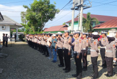 Polres Bengkulu Selatan Kerahkan 107 Personel, Amankan Rapat Pleno Penetapan Paslon Terpilih PSU Pilkada 2024