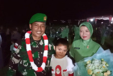 Penuh Haru, 53 Prajurit Kompi Senapan C Yonif 144/JY Kembali dari Tugas Pamtas RI–PNG