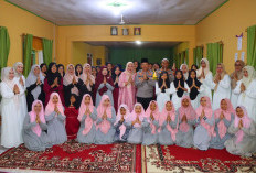 Polres Bengkulu Utara Berbagi Kebahagiaan Ramadan, Anak Yatim Diajak Buka Puasa Bersama
