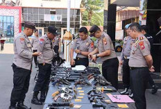 Polresta Bengkulu Cek 386 Senpi Organik, Pengawasan Berkala Perkuat Disiplin Personel
