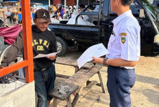 PKL Dilarang Berjualan  di Trotoar Pasar Kutau