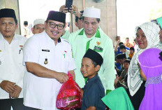  1.000 Anak Yatim Terima Sembako, Pemkot Bengkulu Peringati Tahun Baru Islam Berlokasi di Masjid Ini 