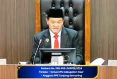 Terbukti Jalin Hubungan dengan Anggota PPK, Ketua KPU Kaur Dicopot