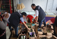Jelang Puncak HUT ke-67 Bengkulu Utara, Polres Sita 558 Botol Miras dalam Razia Cipta Kondisi