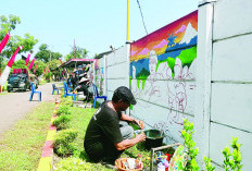 Lomba Mural Mako Brimob Diikuti 97 Peserta, Kapolda Bengkulu Jadi Dewan Juri