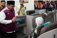  Menag Lepas Kloter Pertama Jemaah Haji Indonesia, Pesannya  Begini 
