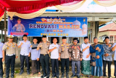 Program Renmas, Kapolres Kaur   Sulap Masjid Al-Muawanah