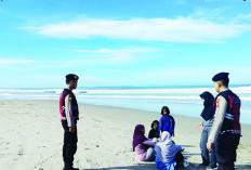 Polisi Siaga di Pantai Panjang, Dit Samapta Intensifkan Patroli Wisata Cegah Gangguan Kamtibmas