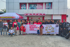 Convoy Merdeka, 50 Bikers Honda Telusuri Jejak Sejarah Kota Bengkulu