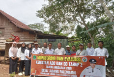 Kegiatan Fisik di Desa Ladang Palembang Tuntas