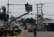 Jelang Lebaran, Traffic Light di Kota Bengkulu Diperbaiki